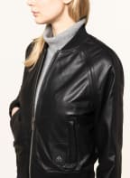 MOOSE KNUCKLES Lederblouson TILDEN, Farbe: SCHWARZ (Bild 1)
