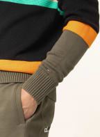 TOMMY HILFIGER Pullover, Farbe: OLIV/ SCHWARZ/ ORANGE (Bild 1)