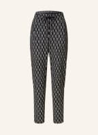HUGO 7/8-Hose HEMIAS im Jogging-Stil, Farbe: SCHWARZ/ WEISS (Bild 1)