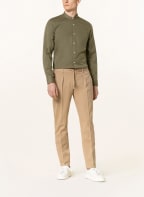 BOSS Hemd HANK Slim Fit mit Stehkragen, Farbe: KHAKI (Bild 1)