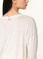 BOSS Long sleeve shirt ELICE made of linen , Color: ECRU (Image 1)