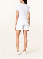 BOSS T-Shirt ELOGO , Farbe: WEISS/ CAMEL (Bild 1)