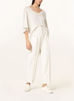 BOSS T-shirt ENELLIE made of linen , Color: ECRU (Image 1)