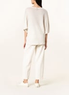 BOSS T-shirt ENELLIE made of linen , Color: ECRU (Image 1)
