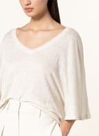 BOSS T-shirt ENELLIE made of linen , Color: ECRU (Image 1)
