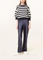 BOSS Pullover FEVANGELINE mit 3/4-Arm, Farbe: DUNKELBLAU/ WEISS (Bild 1)
