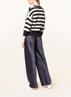 BOSS Pullover FEVANGELINE mit 3/4-Arm, Farbe: DUNKELBLAU/ WEISS (Bild 1)