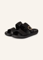 ANCIENT GREEK SANDALS Pantoletten PREVEZA, Farbe: SCHWARZ (Bild 1)