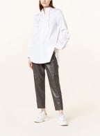 EVA MANN Bluse LUISE ELACITIN, Farbe: WEISS (Bild 1)