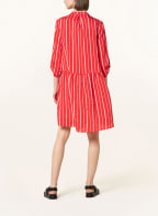 darling harbour Shirt dress with 3/4 sleeves , Color: RED/ WHITE (Image 1)