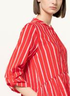 darling harbour Shirt dress with 3/4 sleeves , Color: RED/ WHITE (Image 1)