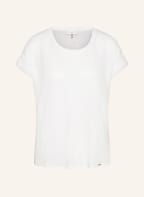 CINQUE T-shirt CITICK made of linen, Color: WHITE (Image 1)