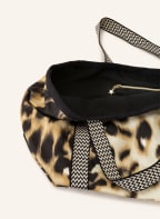 yippie hippie Strandtasche, Farbe: SCHWARZ/ CREME/ HELLBRAUN (Bild 1)