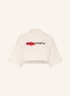 Palm Angels Cropped shirt, Color: CREAM (Image 1)