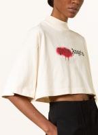 Palm Angels Cropped shirt, Color: CREAM (Image 1)