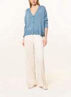FFC Oversized-Strickjacke mit 3/4-Arm, Farbe: HELLBLAU (Bild 1)