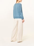 FFC Oversized-Strickjacke mit 3/4-Arm, Farbe: HELLBLAU (Bild 1)