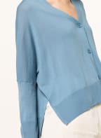 FFC Oversized-Strickjacke mit 3/4-Arm, Farbe: HELLBLAU (Bild 1)