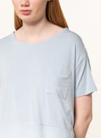 FFC Blusenshirt im Materialmix mit Seide, Farbe: HELLBLAU (Bild 1)