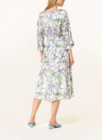 ESPRIT Collection Kleid in Wickeloptik mit 3/4-Arm, Farbe: ECRU/ BLAU/ HELLGRÜN (Bild 1)