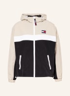 TOMMY JEANS Jacke THE CHICAGO WINDBREAKER, Farbe: SCHWARZ/ WEISS/ BEIGE (Bild 1)