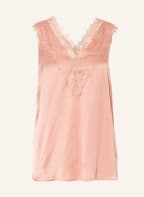 summum woman Top mit Spitze, Farbe: ALTROSA (Bild 1)