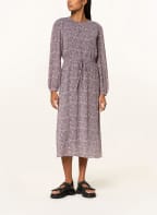 MOSS COPENHAGEN Kleid HEDDA , Farbe: DUNKELBLAU/ ROSA/ CREME (Bild 1)