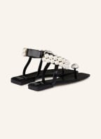 jeffrey campbell Flip flops CHATEAU with beading, Color: BLACK (Image 1)