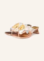 jeffrey campbell Flip flops FLOWERS, Color: GOLD/ SILVER/ ROSE (Image 1)