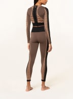 Wolford Lounge-Shirt SHAPING SLIT, Farbe: COGNAC/ DUNKELBRAUN (Bild 1)