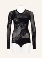 Wolford Body NET ROSES, Farbe: SCHWARZ (Bild 1)