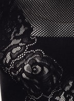 Wolford Body NET ROSES, Farbe: SCHWARZ (Bild 1)