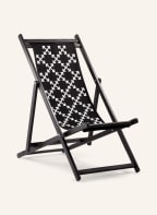 Off-White Home Recliner, Color: BLACK/ WHITE (Image 1)