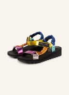KURT GEIGER Sandalen ORION, Farbe: BLAU/ NEONPINK/ NEONGELB (Bild 1)
