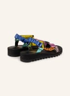 KURT GEIGER Sandalen ORION, Farbe: BLAU/ NEONPINK/ NEONGELB (Bild 1)