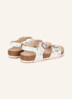BIRKENSTOCK Sandalen RIO, Farbe: ROSA/ HELLGRÜN/ DUNKELBLAU (Bild 1)