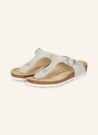 BIRKENSTOCK Zehentrenner GIZEH, Farbe: WEISS/ SILBER (Bild 1)