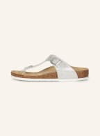 BIRKENSTOCK Zehentrenner GIZEH, Farbe: WEISS/ SILBER (Bild 1)