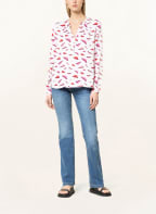 FRIEDA & FREDDIES Blusenshirt, Farbe: WEISS/ PINK/ ROT (Bild 1)