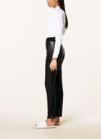 HUGO Leggings HONATI in leather look, Color: BLACK (Image 1)