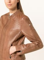 MILESTONE Lederjacke SOREEN, Farbe: COGNAC (Bild 1)