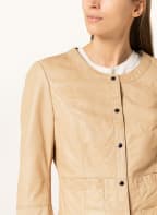 MILESTONE Lederjacke NOA mit 3/4-Arm, Farbe: CREME (Bild 1)