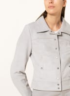 MILESTONE Lederjacke , Farbe: HELLGRAU (Bild 1)