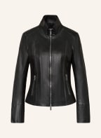 MILESTONE Lederjacke GALATEA im Materialmix, Farbe: SCHWARZ (Bild 1)