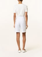 IRIS von ARNIM Shorts BENTE mit Leinen, Farbe: WEISS (Bild 1)