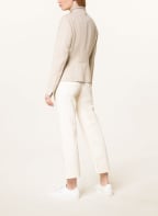 White Label Blazer mit Leinen, Farbe: BEIGE/ WEISS (Bild 1)