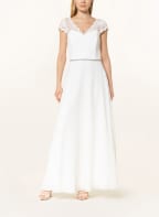 SWING Abendkleid mit Spitze , Farbe: WEISS (Bild 1)
