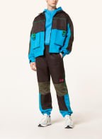 7 DAYS ACTIVE Trousers TRAWLER in jogger style, Color: DARK BROWN/ OLIVE/ TURQUOISE (Image 1)