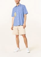 DAILY PAPER Kurzarm-Hemd MASIN Relaxed Fit, Farbe: BLAU/ WEISS (Bild 1)