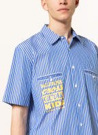 DAILY PAPER Kurzarm-Hemd MASIN Relaxed Fit, Farbe: BLAU/ WEISS (Bild 1)